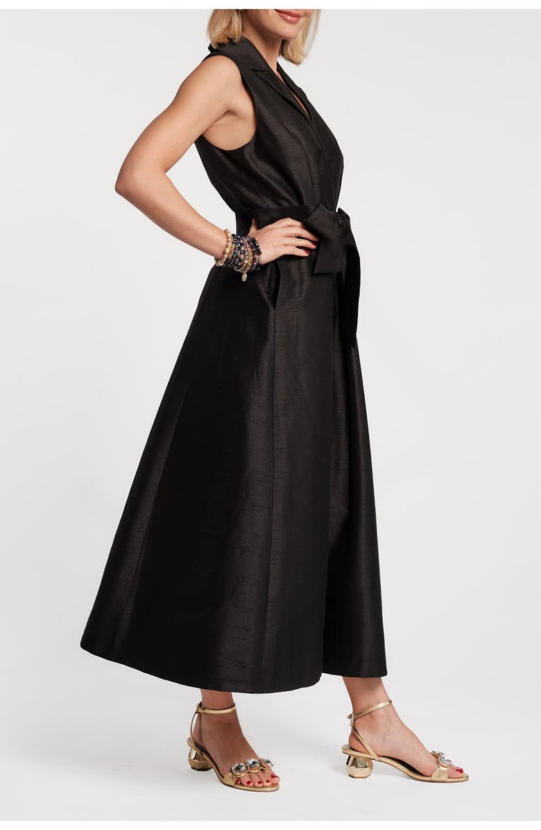 Frances Valentine Lucia Maxi Dress, Alternate, color, Black