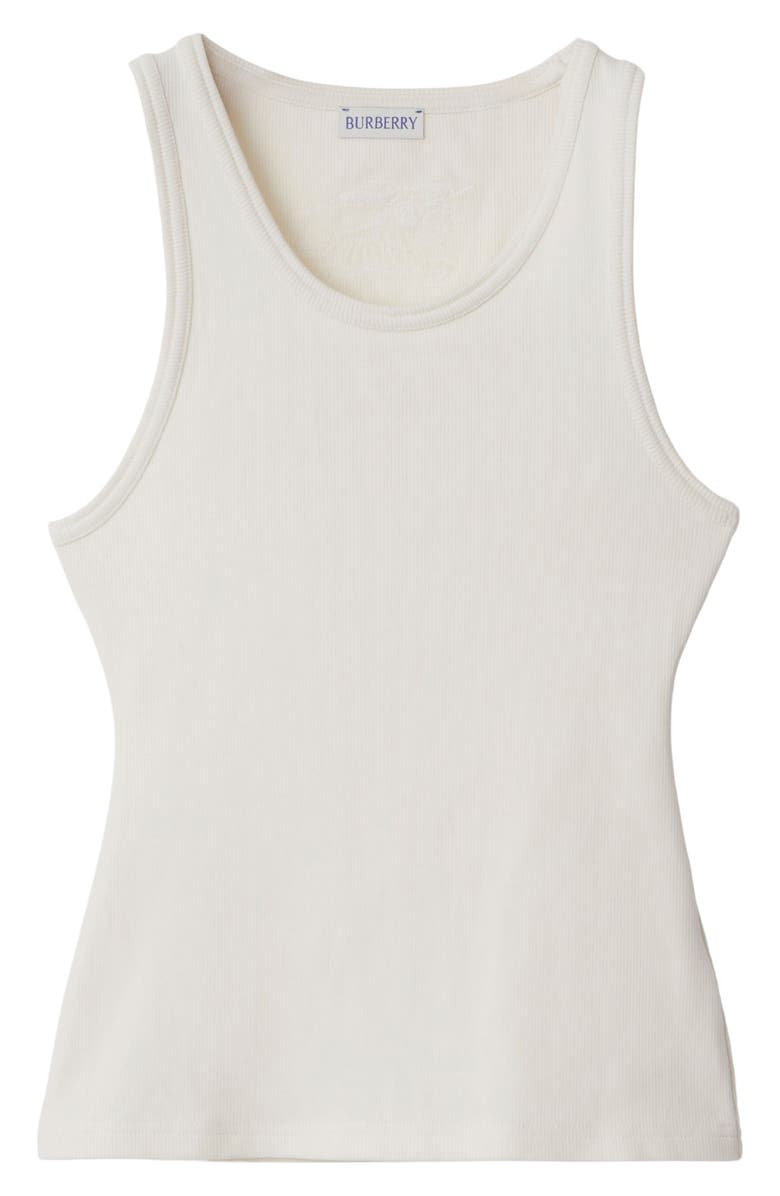Burberry Slim Fit Tonal EKD Rib Tank, Alternate, color,