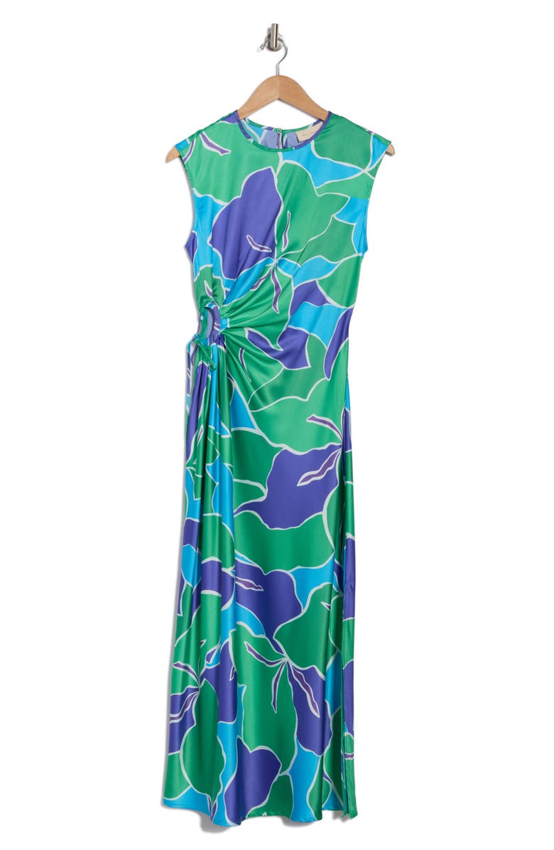 MELLODAY Sleeveless Side Tie Maxi Dress, Alternate, color,