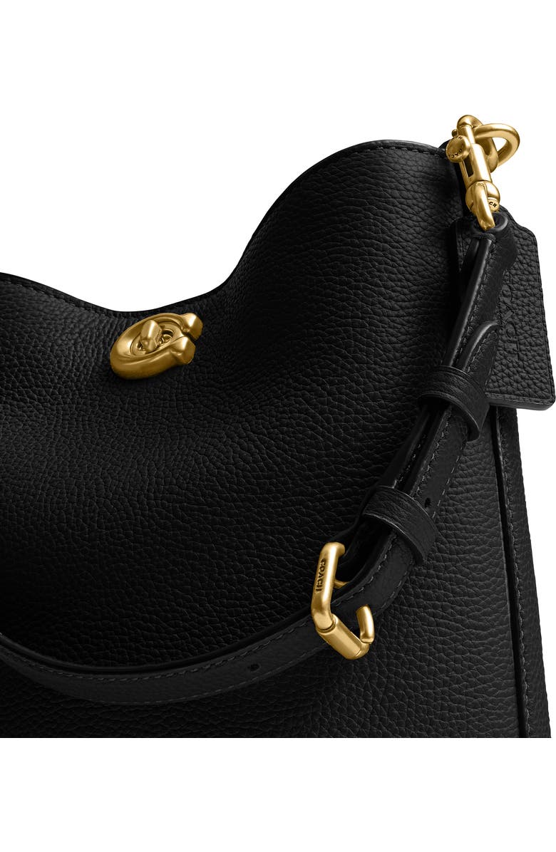 COACH Willow Polished Pebble Leather Shoulder Bag, Alternate, color,