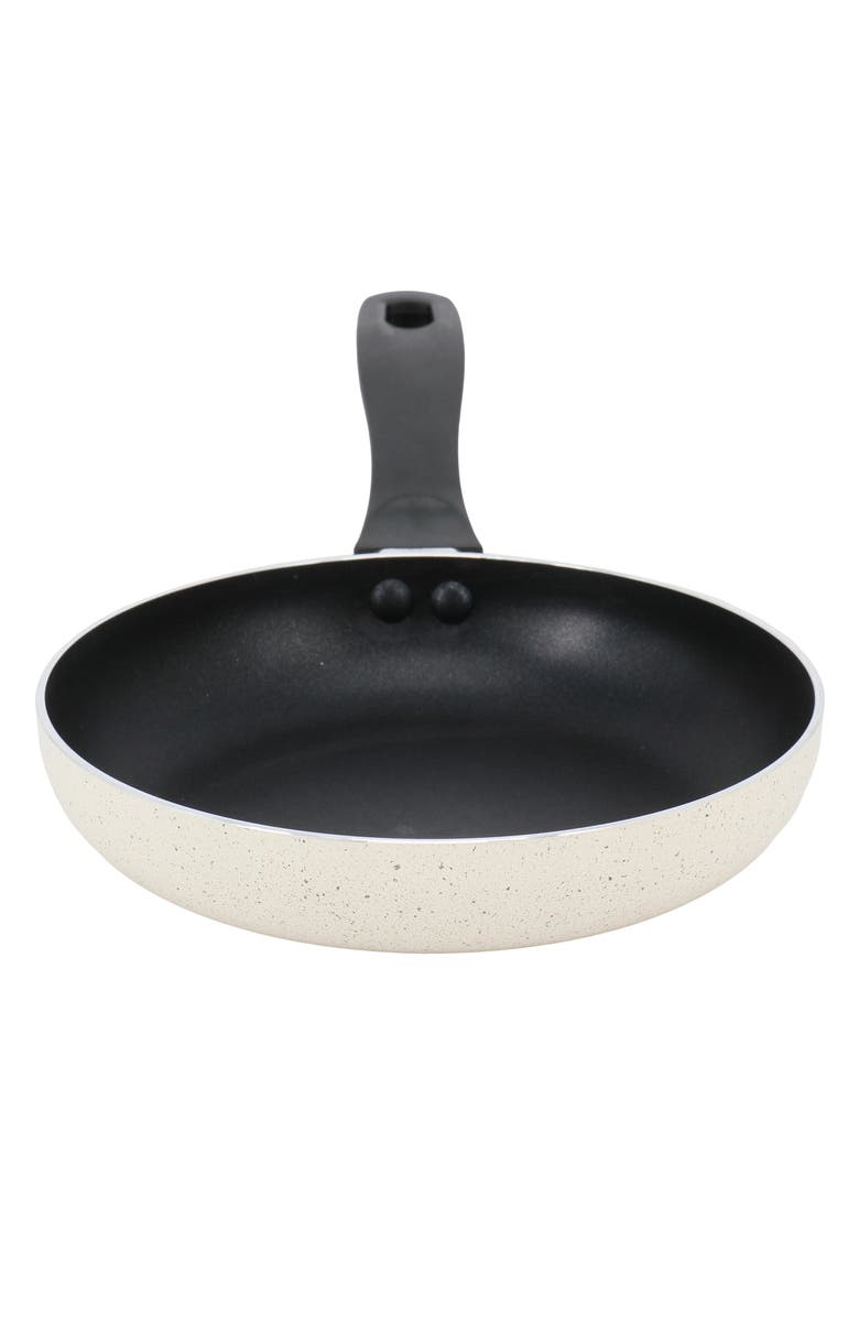 OSTER Clairborne 8 Inch Round Nonstick Aluminum Frying Pan, Alternate, color, White