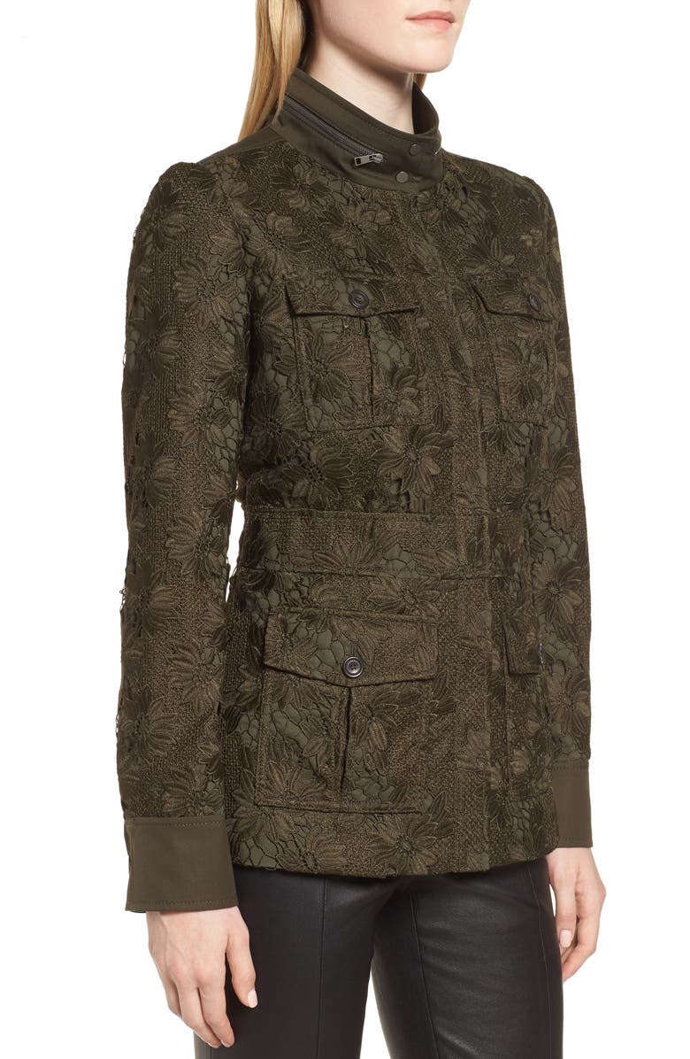Nordstrom Signature Lace Surplus Jacket, Alternate, color,