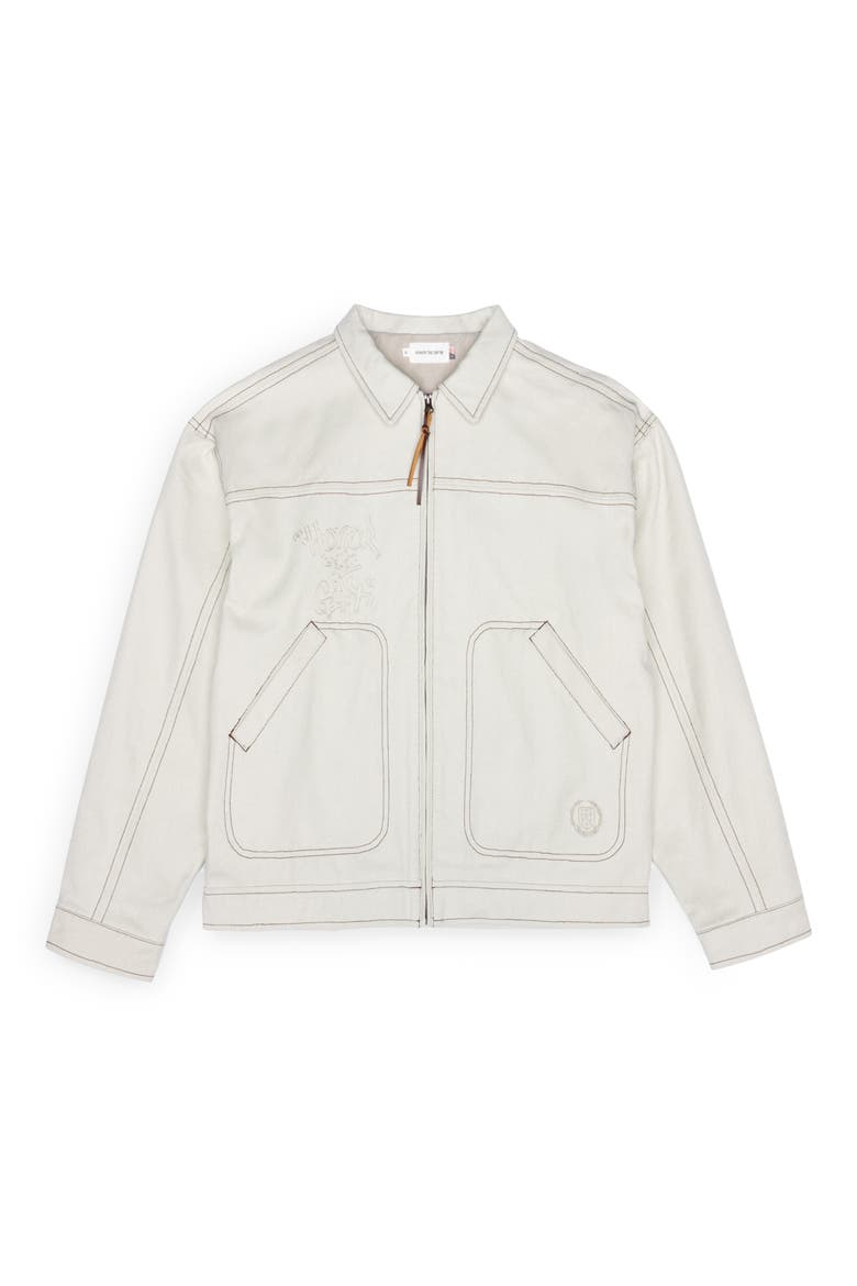 Script Canvas Carpenter Jacket, Main, color, BONE