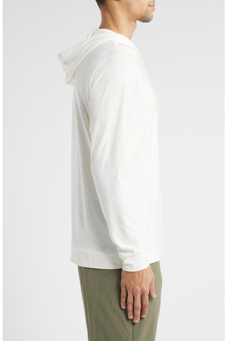 Slub Performance Hoodie, Alternate, color, SEA SALT