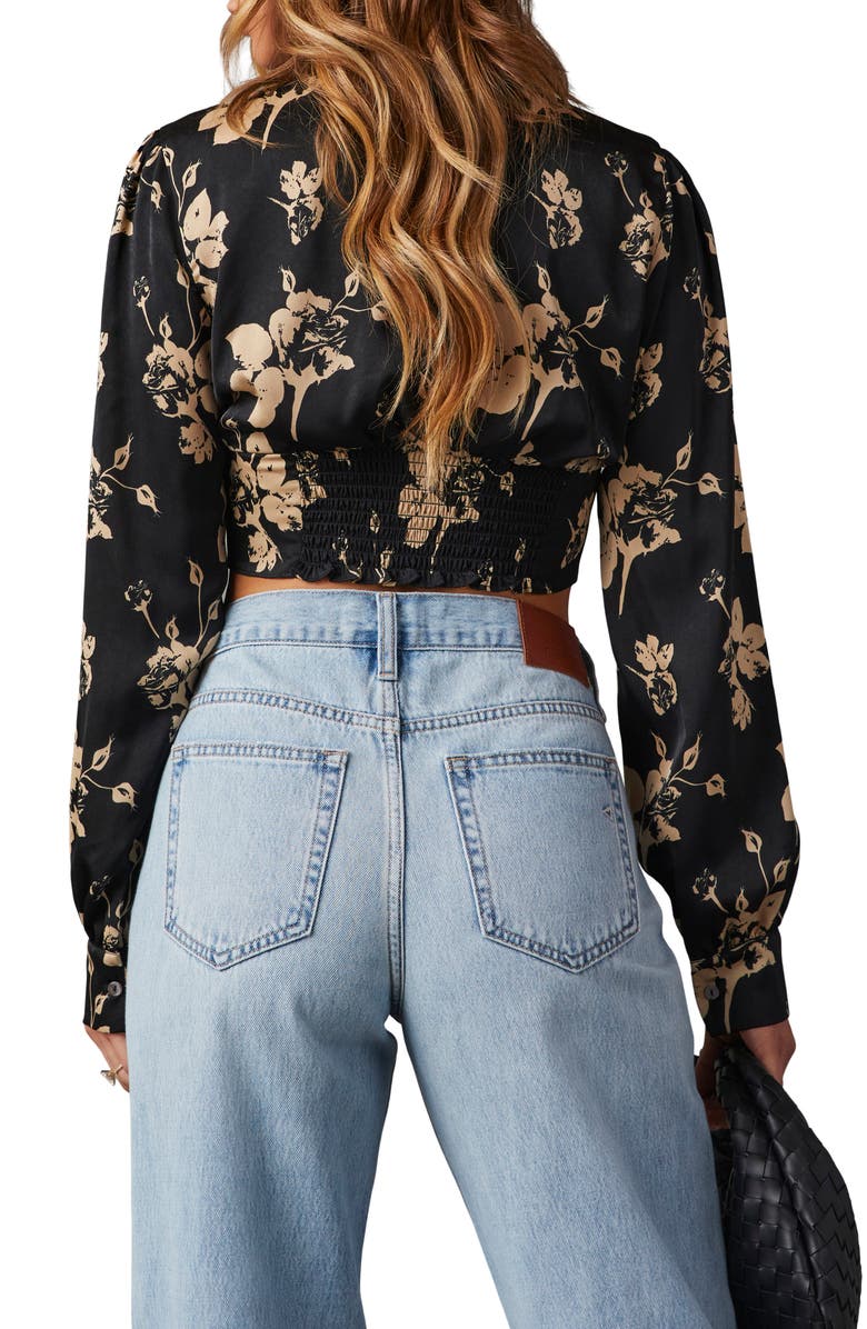 VICI Collection Got the Look Floral Crop Shirt, Alternate, color,