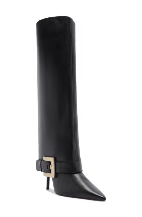 Kenny Stiletto Knee High Leather Boot