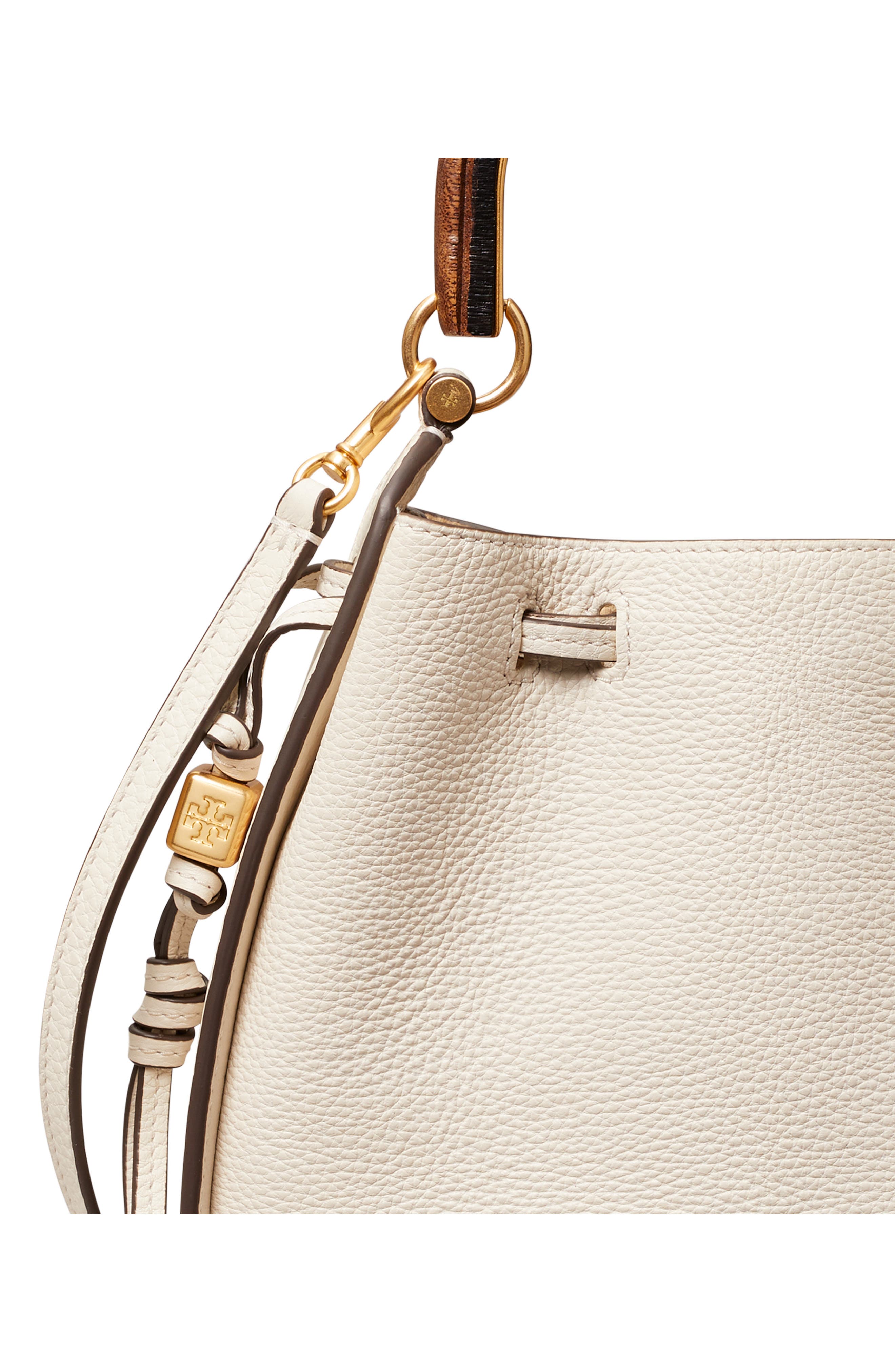 Miller Leather Cinch Bag, Alternate, color, NEW IVORY