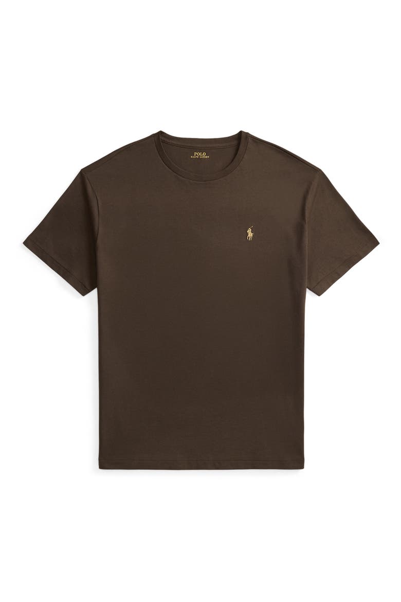 Classic Fit Solid Cotton Jersey T-Shirt, Alternate, color, NUTMEG BROWN