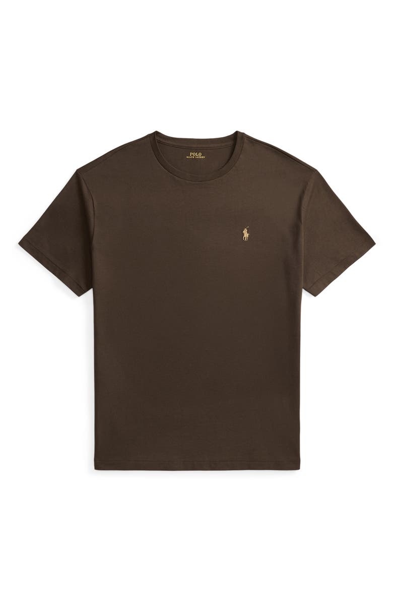 Polo Ralph Lauren Classic Fit Solid Cotton Jersey T-Shirt, Alternate, color, Nutmeg Brown