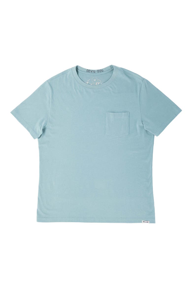Signature Pocket T-Shirt, Alternate, color, VINTAGE BLUE