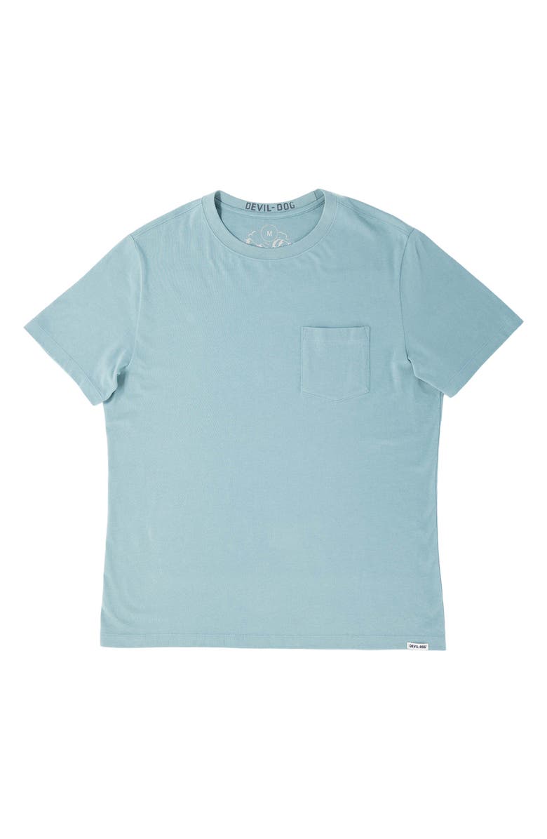 Devil-Dog Dungarees Signature Pocket T-Shirt, Alternate, color, Vintage Blue