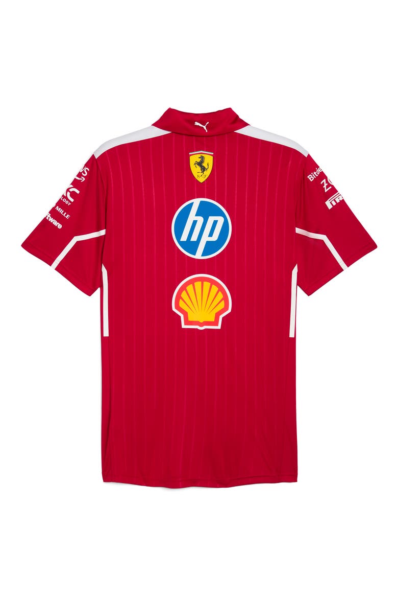 Scuderia Ferrari Team Pro Polo, Alternate, color, DARK CHERRY