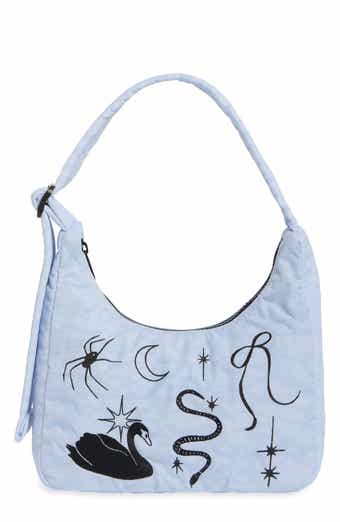 Mini Embroidered Nylon Shoulder Bag