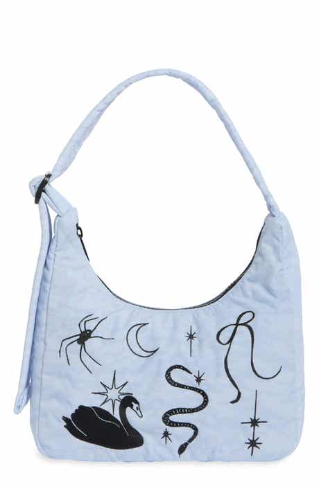 Mini Embroidered Nylon Shoulder Bag