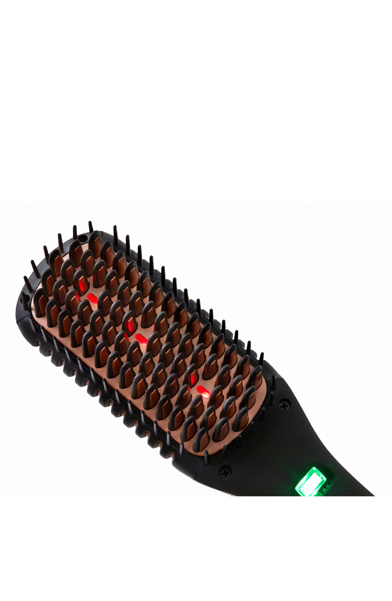 NUME Straightening Heat Brush | Ionic Smoothing Brush, Alternate, color, Black
