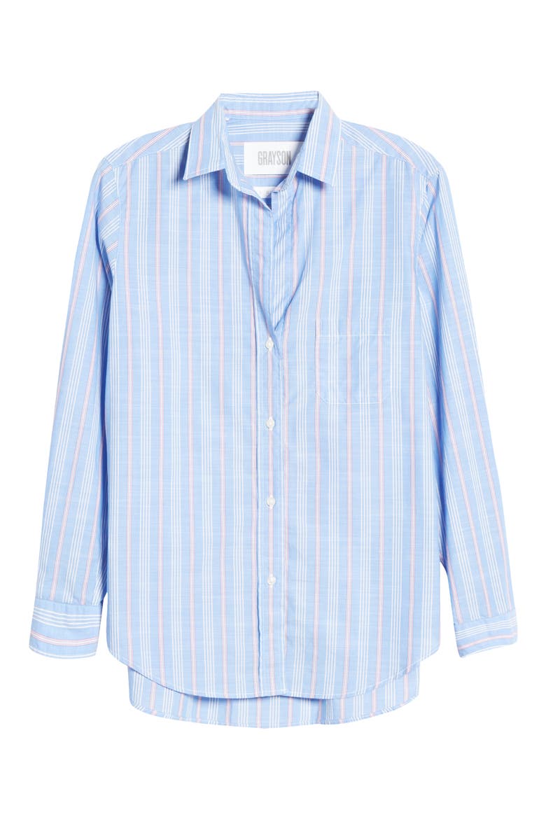 The Hero Stripe Shirt, Alternate, color, WINONA