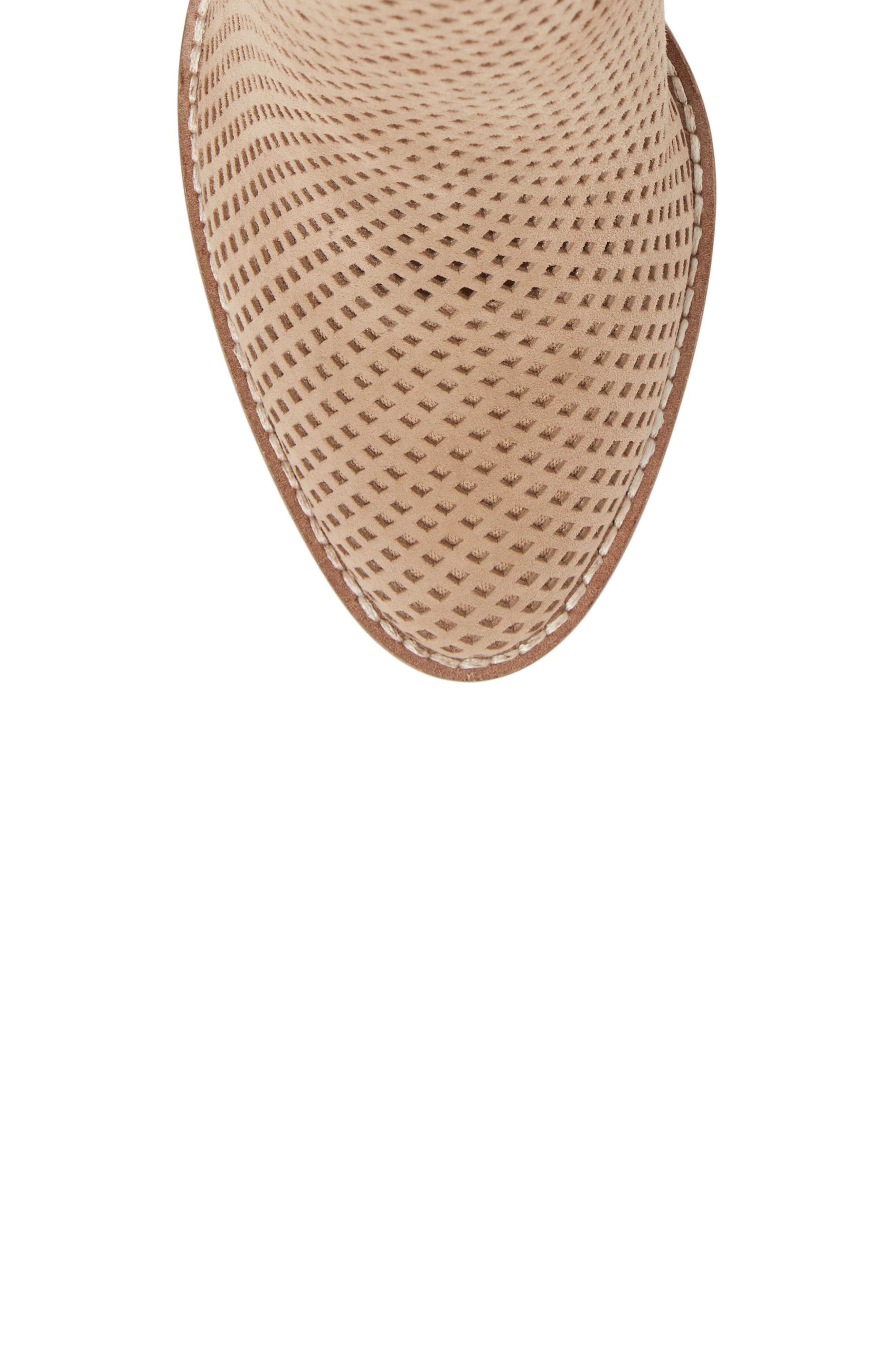 Rumble Perforated Bootie, Alternate, color, TAUPE SUEDE