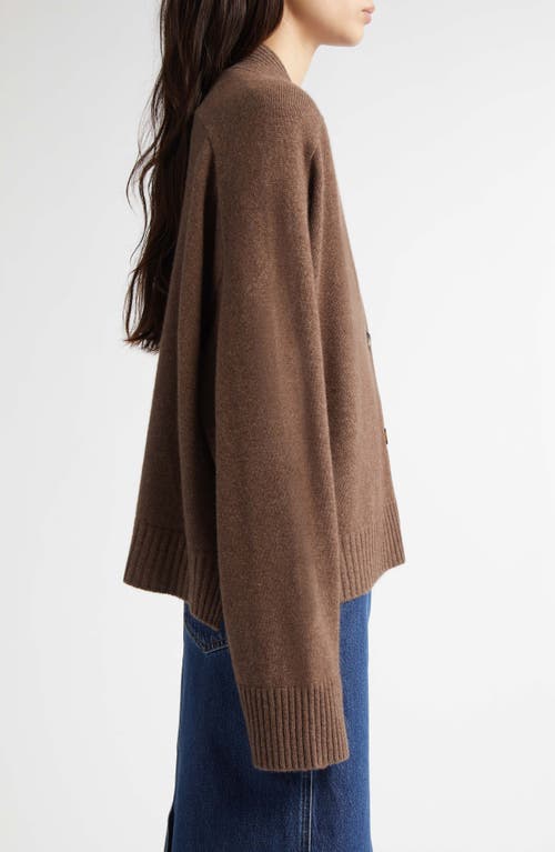 Shop Loulou Studio Loulou De Saison Kaia Cashmere V-neck Cardigan In Wood