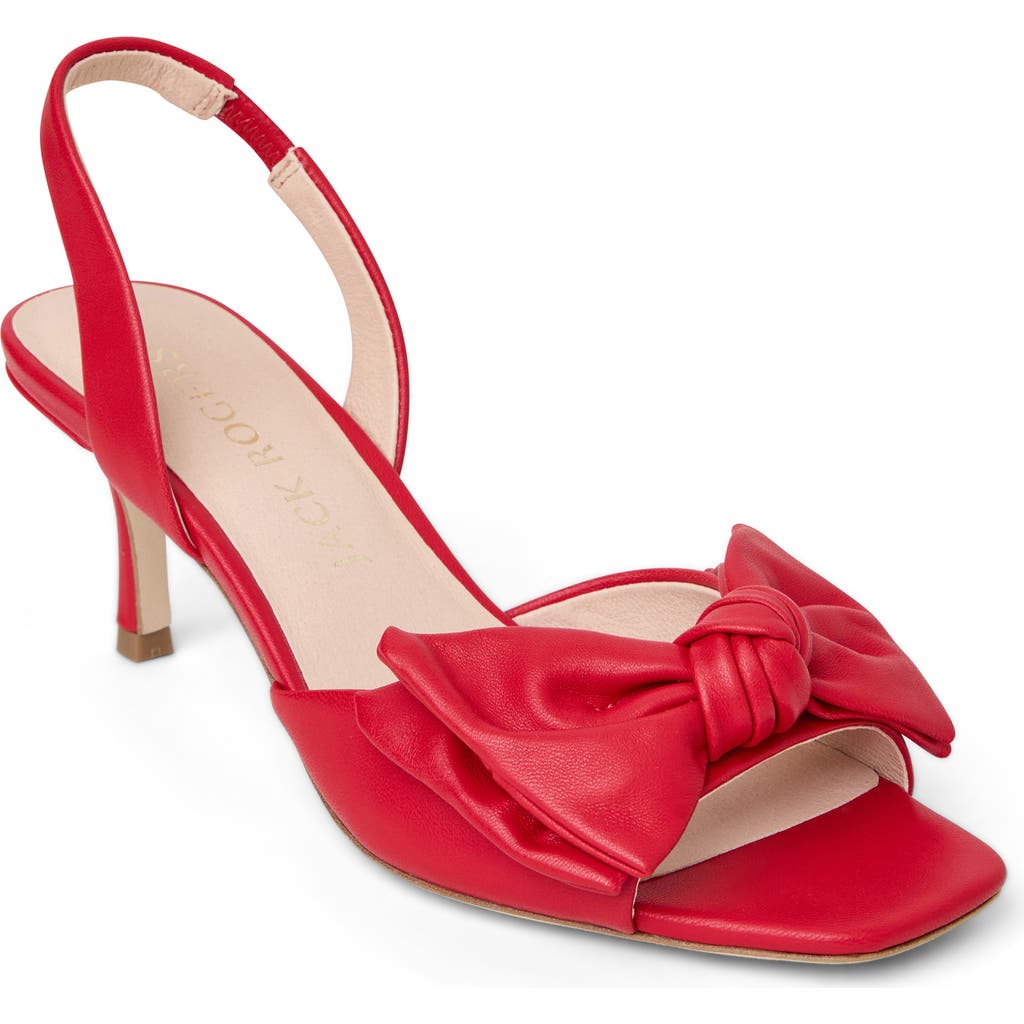 Shop Jack Rogers Eloise Slingback Sandal In Fire Red