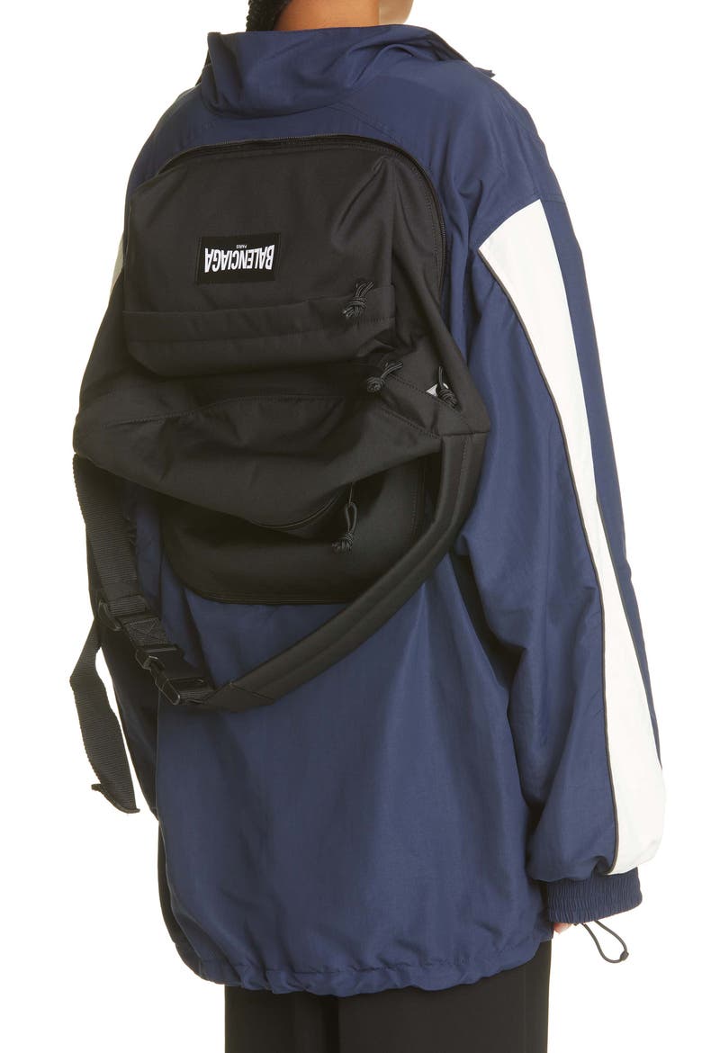 Transformer Packable Crossbody Bag Track Jacket, Alternate, color, INK