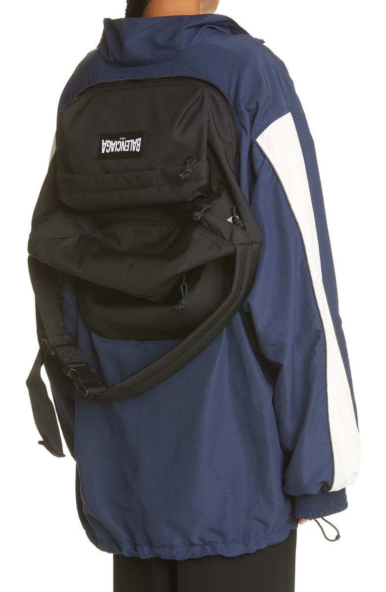 Balenciaga Transformer Packable Crossbody Bag Track Jacket, Alternate, color,