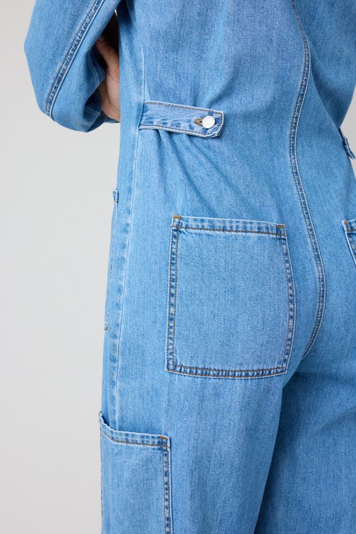 Tt Studios Deanna Wide-leg Distressed Jumpsuit
