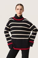 Soaked in Luxury Slmusling Rollneck Rib Knit Pullover