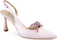 Badgley Mischka Bridal Georgie Slingback Half d'Orsay Pointed Toe Pump