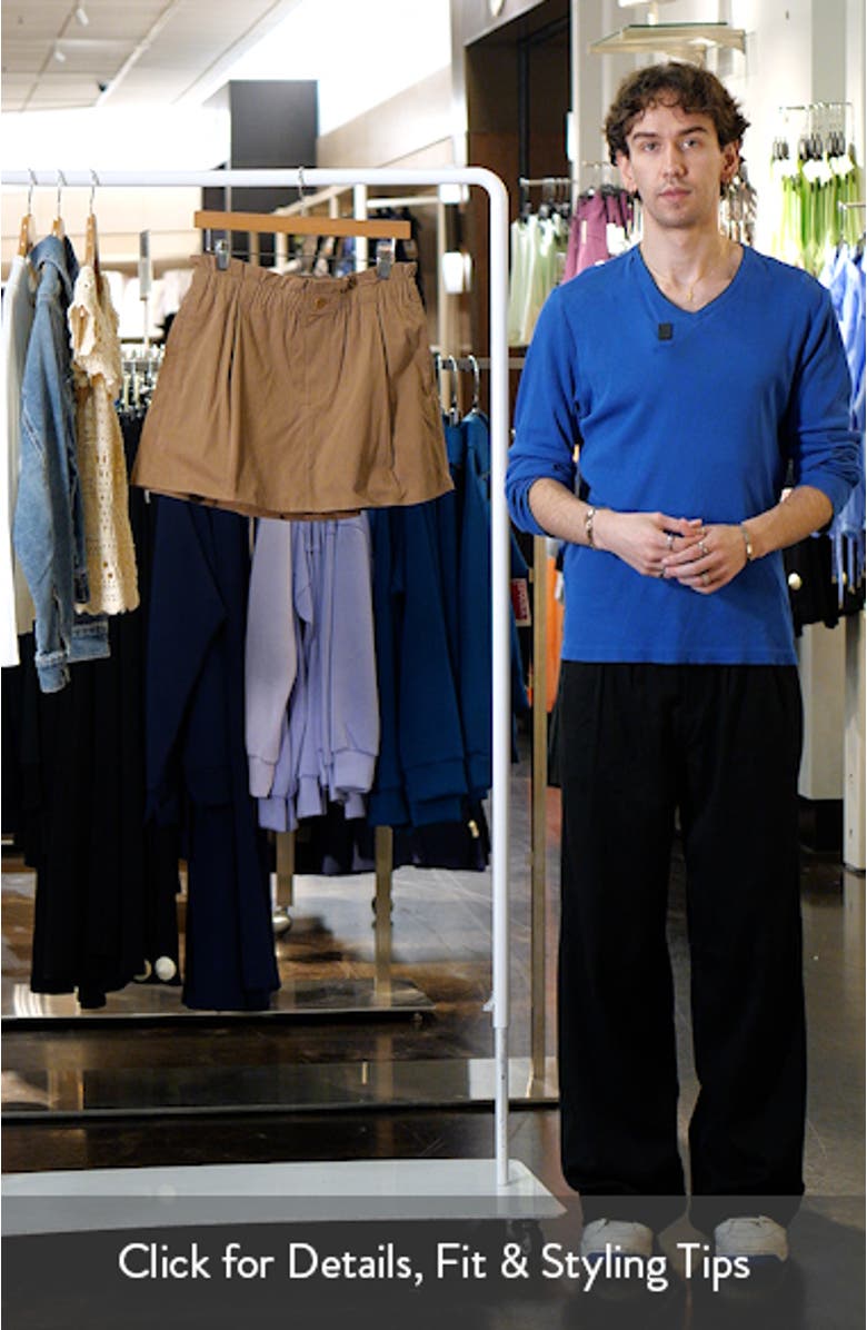 Mid Rise Pull-On Skort, sales video thumbnail
