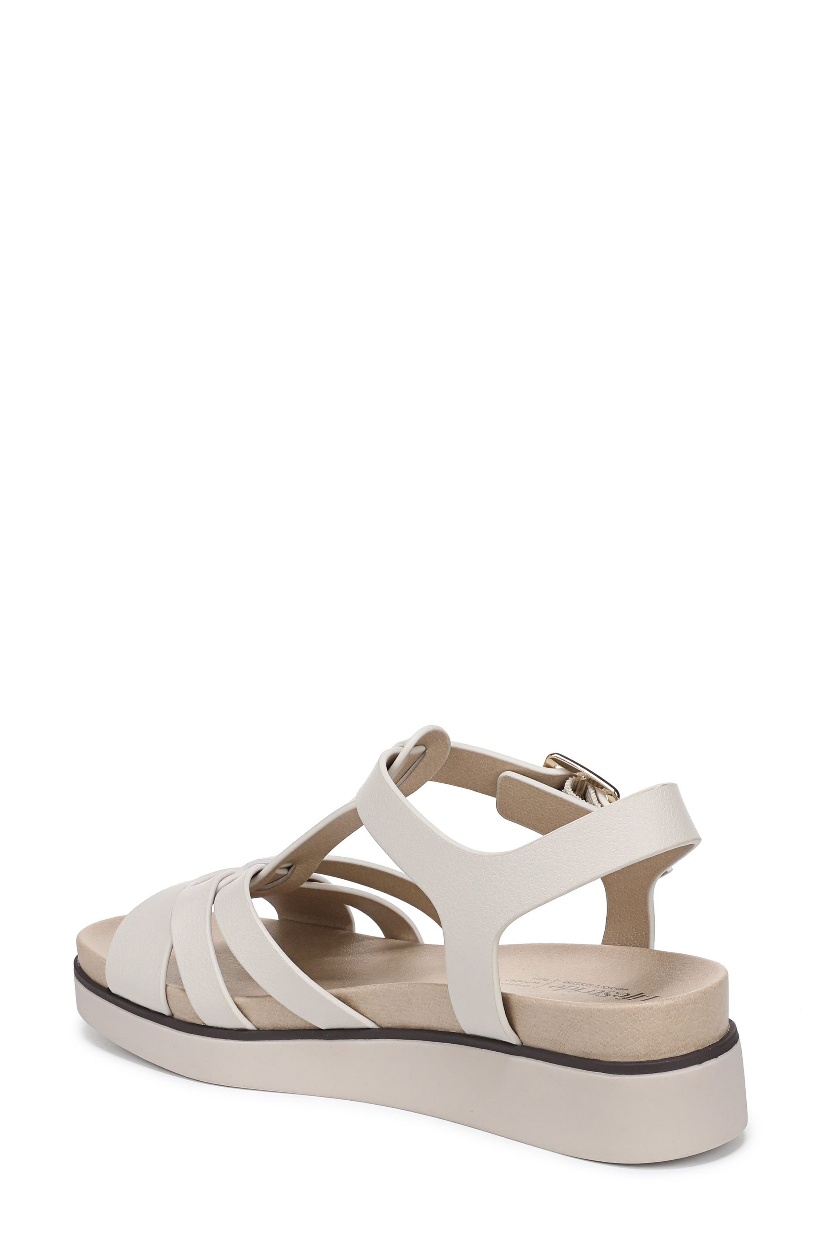 Grandiose Platform Wedge Sandal, Alternate, color, BONE