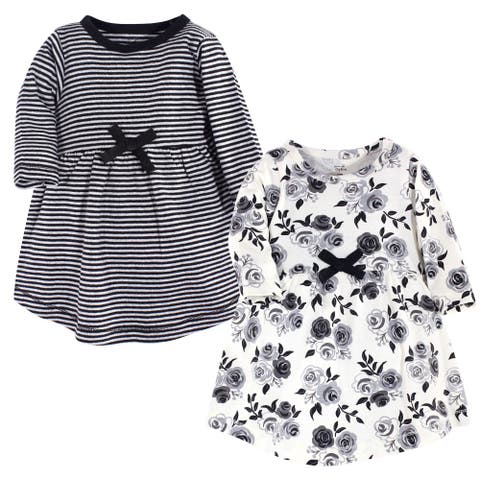 2Pk Long Sleeve Organic Dresses (Baby)