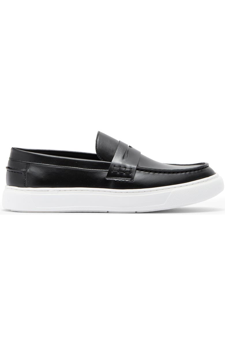 MADDEN Texman Penny Loafer Sneaker, Alternate, color, Black