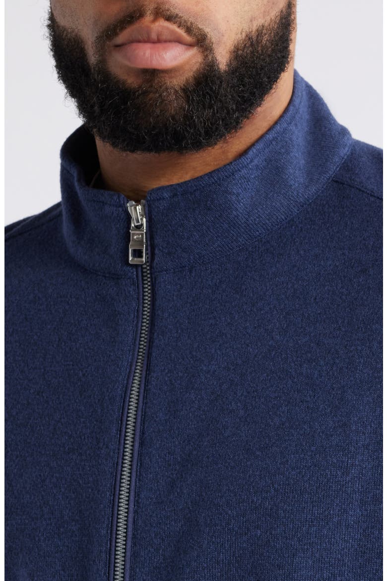 Crown Fleece Sweater Vest, Alternate, color, NAVY