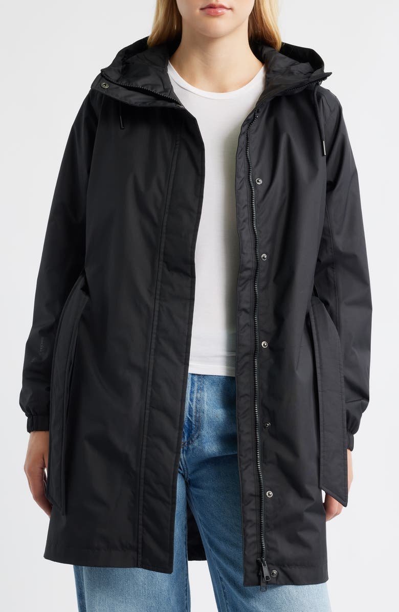 Helly Hansen Classic Insulated Trench Coat, Alternate, color, Black