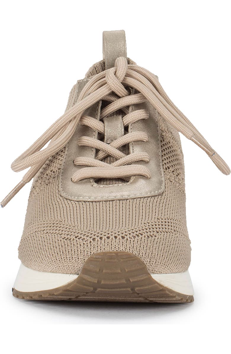 BARETRAPS Palta Knit Sneaker, Alternate, color, Champagne
