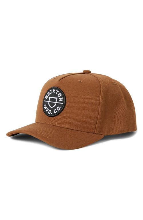 Brixton Crest X Mp Snapback Baseball Cap