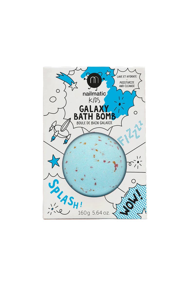 nailmatic Kids Bath Bomb, Main, color, Galaxy Comet Red Flakes