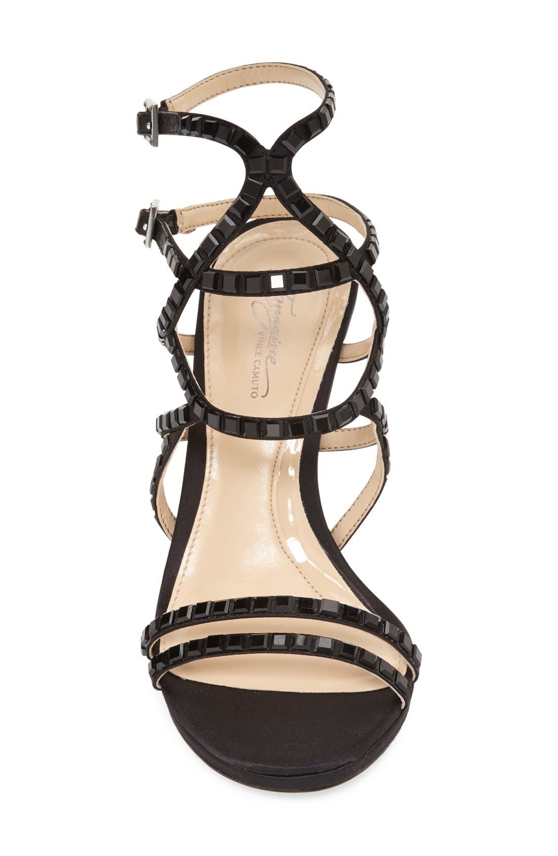 Imagine by Vince Camuto Imagine Vince Camuto 'Gem' Embellished Strappy Sandal, Alternate, color, 