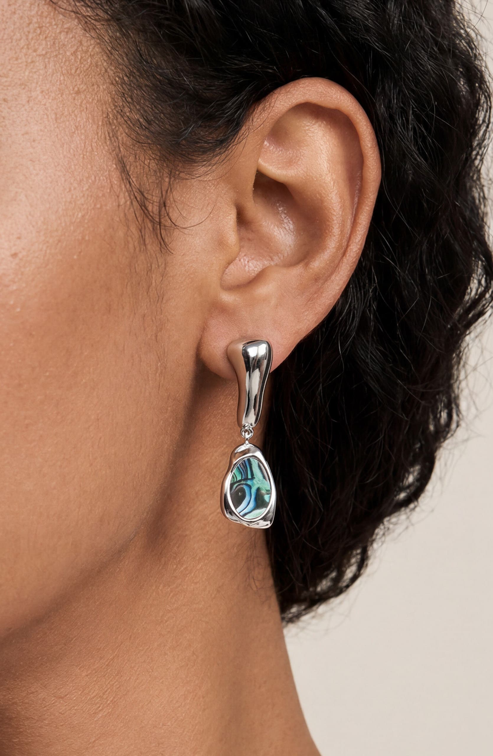 Ettika Molten Abalone Drop Earrings (Women) | Nordstromrack