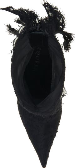 Pointed Toe Lace Boot