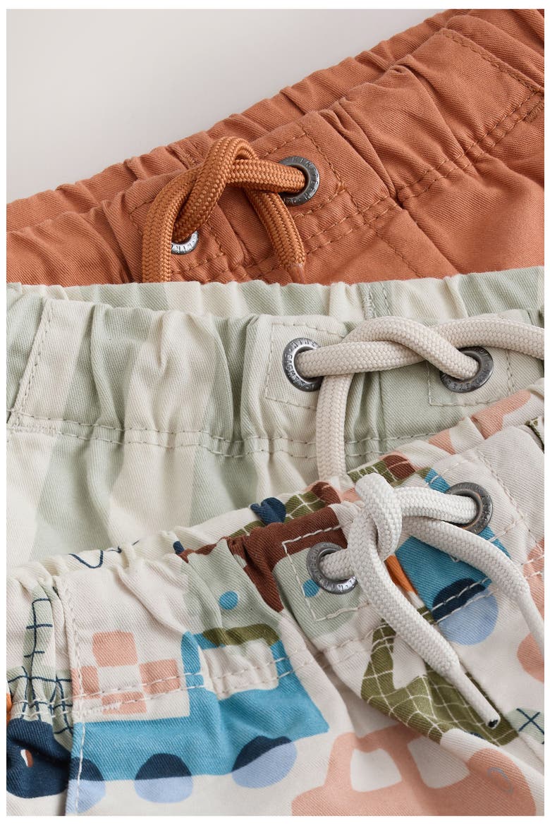 Kids' Set of 3 Assorted Cotton Shorts, Alternate, color, MULTI
