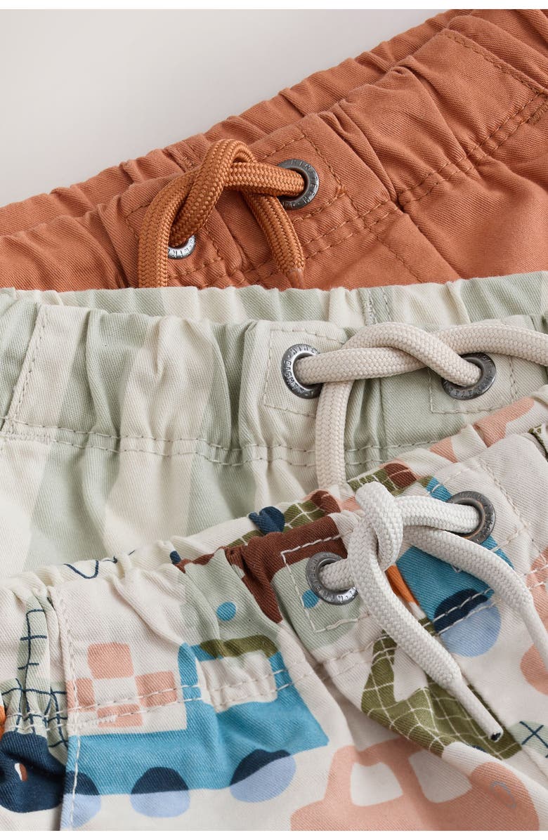 NEXT Kids' Set of 3 Assorted Cotton Shorts, Alternate, color, Multi