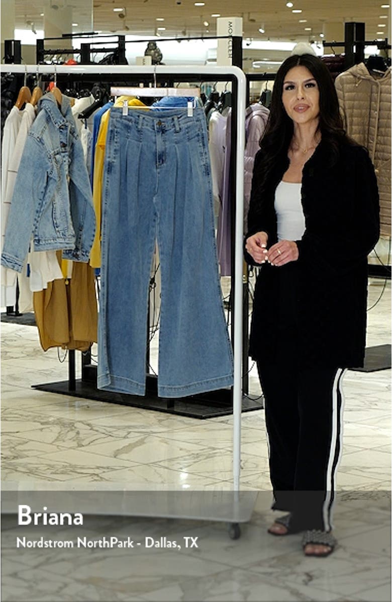 Kids' Double Pleat Wide Leg Jeans, sales video thumbnail