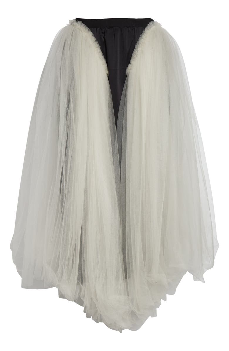 Meruert Tolegen Tulle & Silk Charmeuse Ballet Skirt, Alternate, color, 