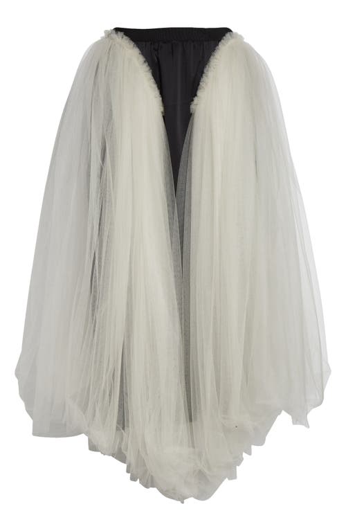 MERUERT TOLEGEN MERUERT TOLEGEN TULLE & SILK CHARMEUSE BALLET SKIRT 