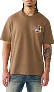 True Religion Garden Horseshoe Heavyweight Cotton Graphic T-Shirt