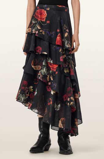Caya Ruffle Asymmetric Skirt