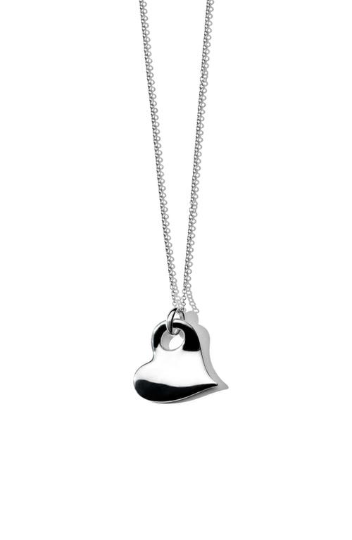 Ippolita Classico Large Heart Pendant Necklace In Silver