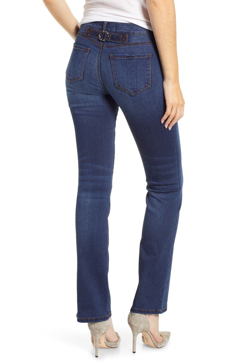 Clean Flare Jeans, Alternate, color, KRIS