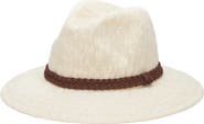 San Diego Hat Braided Belt Knit Fedora